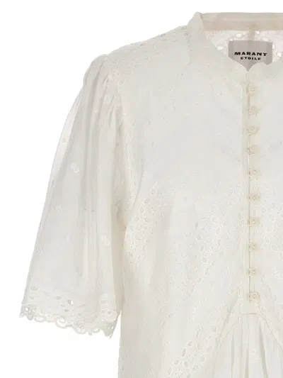 Isabel Marant Étoile Slayae Dresses In White