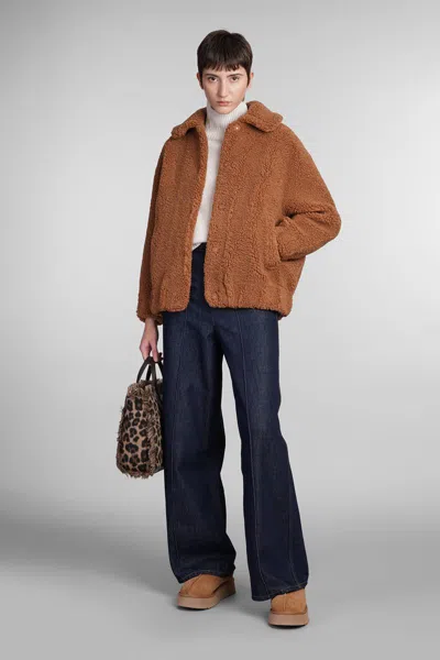 Mc2 Saint Barth Abel Jacket In Brown