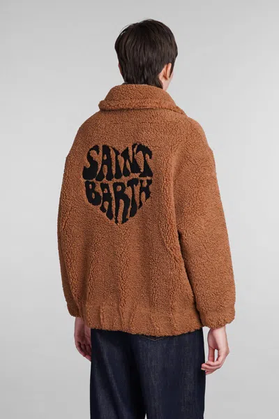 Mc2 Saint Barth Abel Jacket In Brown