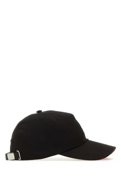Alexander Mcqueen Logo Embroidered Baseball Cap In Black