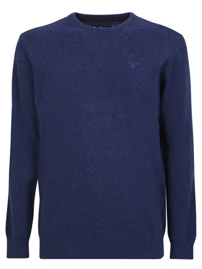 Barbour Man Sweater Blue Size Xxl Wool In Blue