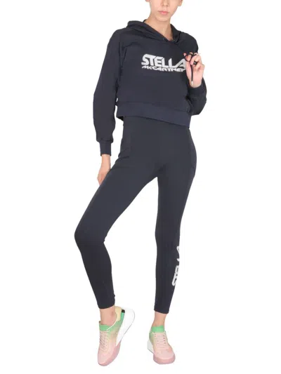 Stella Mccartney Women's Technical Fabric Leggings In Blue