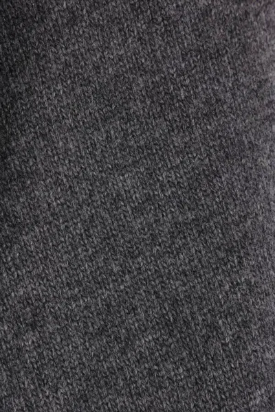 Gucci Wool And Cashmere Sweater With Web Details In Grey
