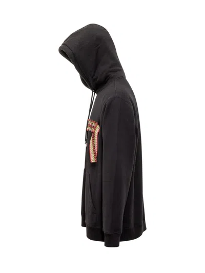 Lanvin Curblace Oversized Hoodie In Black