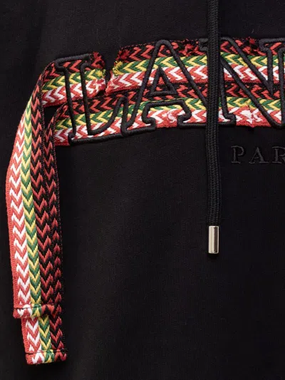 Lanvin Curblace Oversized Hoodie In Black