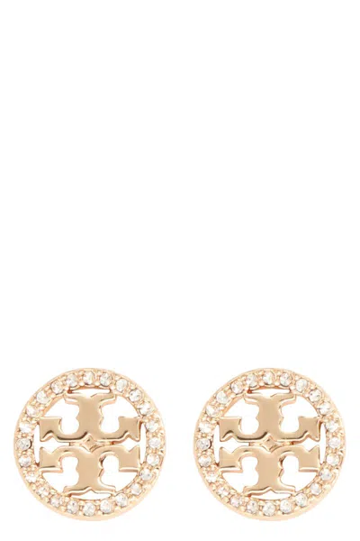 TORY BURCH TORY BURCH MILLER LOGOED EARRINGS 