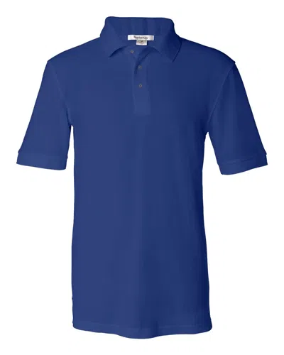 Paragon Saratoga Performance Mini Mesh Polo In Blue