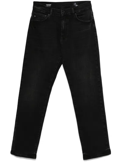 Ag Belt Loops Faded Effect Five-pocket Trousers