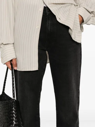 Ag Belt Loops Faded Effect Five-pocket Trousers