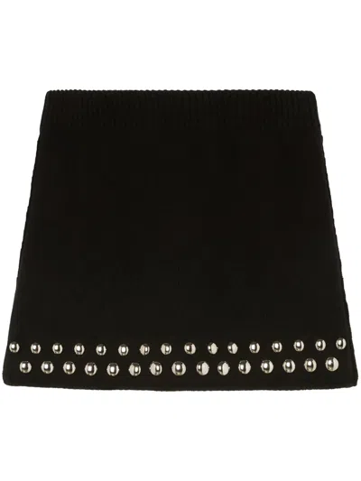 Alanui Studded Mini Skirt Love And Studs
