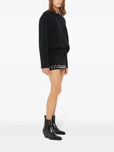 Alanui Studded Mini Skirt Love And Studs