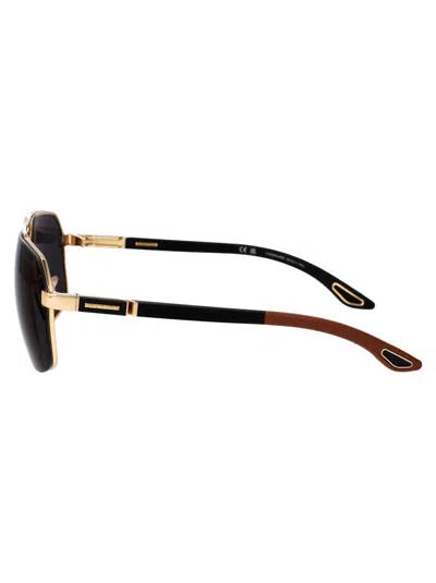 Chopard Aviator Sunglasses Schg89 V 0300 In Gold