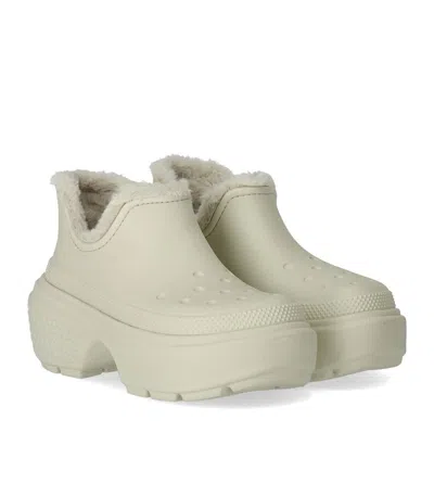 Crocs Stomp Ecrú Bootie