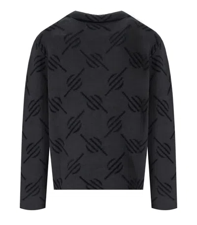 Daily Paper Kirabo Monogram Dark Grey Cardigan