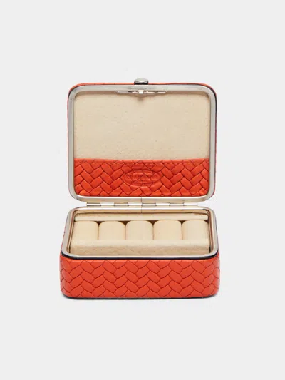 F. Hammann Leather Travel Jewellery Box  Abask Luxury Gift