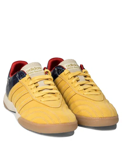 Adidas Originals Adidas Mn Samba Suede Sneakers Fade Yellow Gold In Yellow