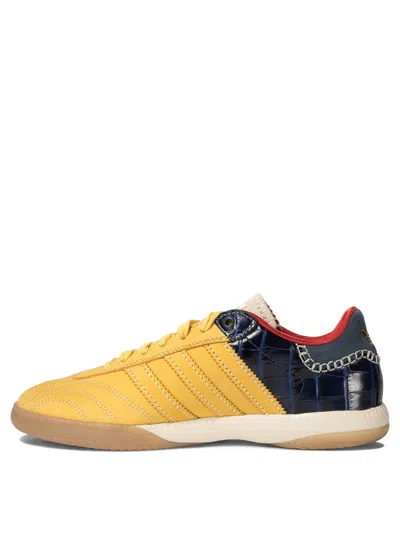 Adidas Originals Adidas Mn Samba Suede Sneakers Fade Yellow Gold In Yellow
