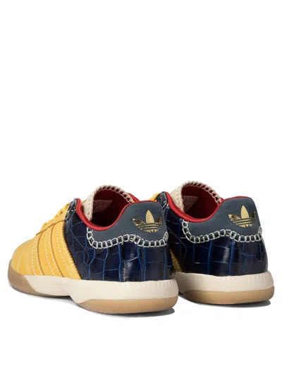 Adidas Originals Adidas Mn Samba Suede Sneakers Fade Yellow Gold In Yellow