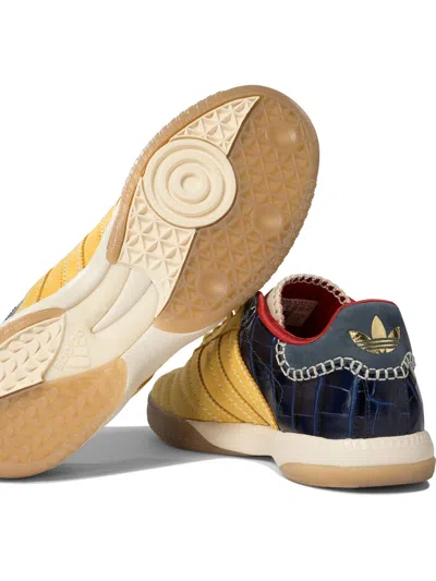 Adidas Originals Adidas Mn Samba Suede Sneakers Fade Yellow Gold In Yellow