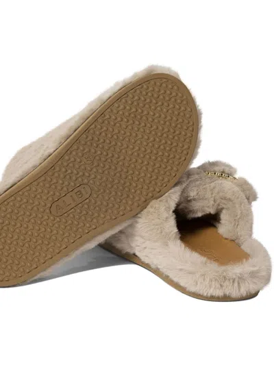 Alibi Faux-fur Flat Sandals