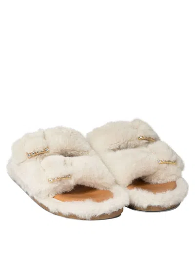 Alibi Sandals In White