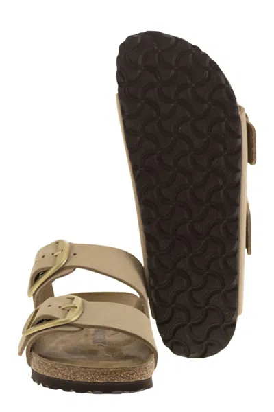 Birkenstock Beige Narrow Arizona Big Buckle Sandals