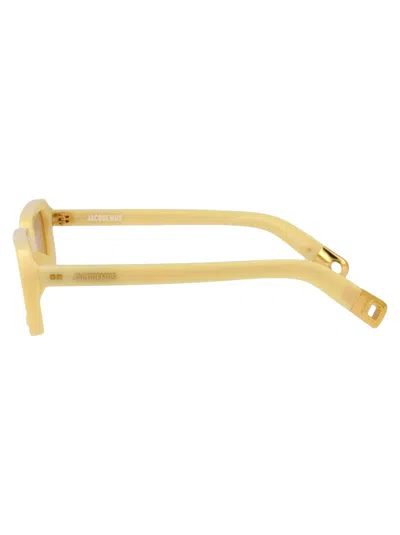 Jacquemus Yellow 'les Lunettes Azzuro' Sunglasses In Yellow