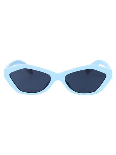Jacquemus Geometrical Sunglasses Jac42 C4 Sun In Blue