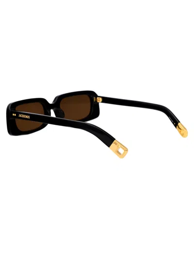 Jacquemus Squared Sunglasses Jac47 C1 Sun In Black