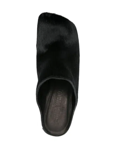 Uma Wang Stone Mule In Uw900 Black