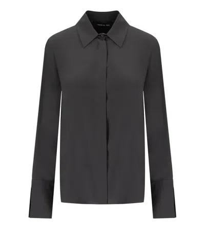 Federica Tosi Dark Grey Shirt In Grey