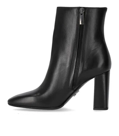 Sergio Levantesi Tessa Black Heeled Ankle Boot In Black