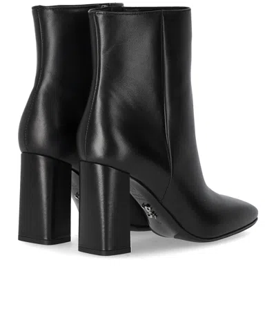 Sergio Levantesi Tessa Black Heeled Ankle Boot In Black