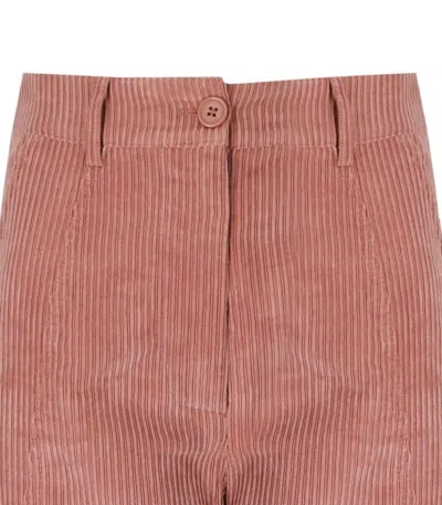 Essentiel Antwerp Gazou Pink Cargo Trousers In Pink