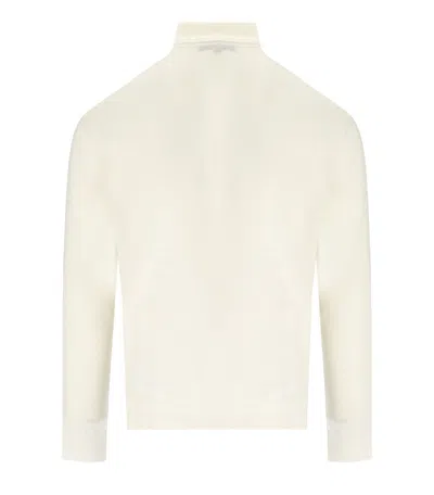 Manuel Ritz Cream Turtleneck Jumper In White