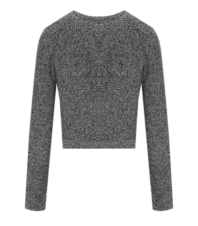 Elisabetta Franchi Salepepe Bouclé Cardigan In Grey
