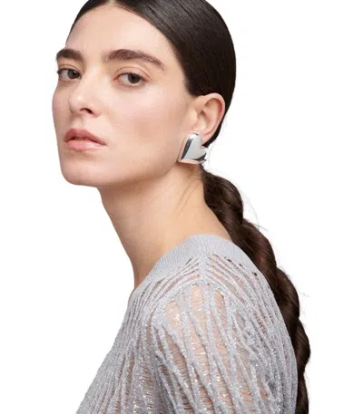 Federica Tosi Love Silver Earrings In Silver