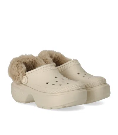 Crocs Stomp Lined Clog In White