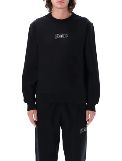 Burberry Black Logo Cotton Blend Sweatshirt