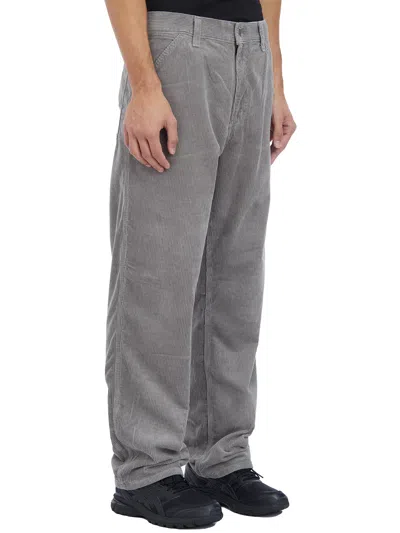 Carhartt Wip Pantalone Single Pant In Cordura In Gray