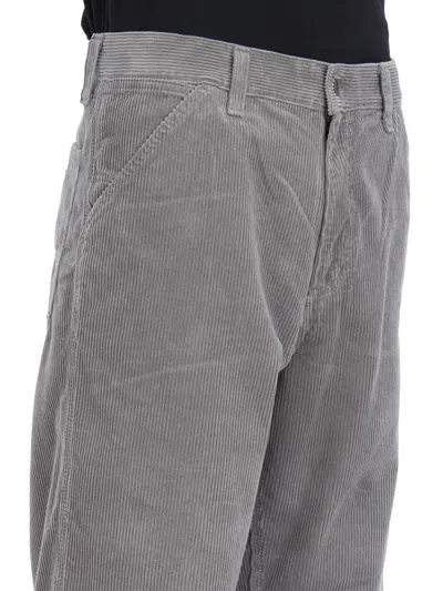 Carhartt Wip Pantalone Single Pant In Cordura In Gray