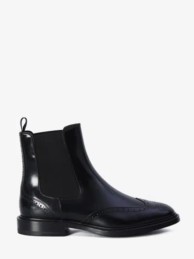 Celine Donavan Chelsea Boots In Shiny Bull Leather
