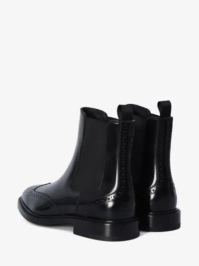 Celine Donavan Chelsea Boots In Shiny Bull Leather
