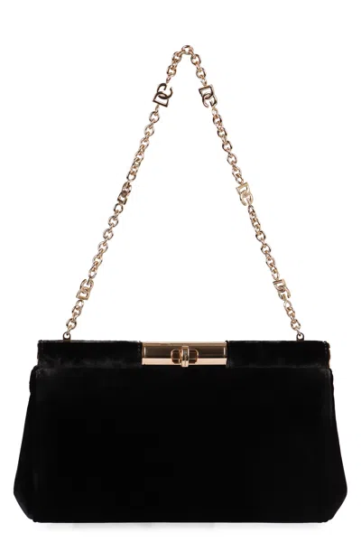 Dolce & Gabbana Marlene Small Satin Shoulder Bag