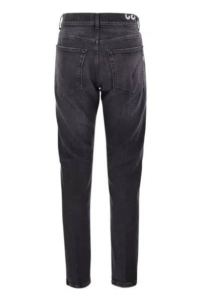 Dondup Pantalone Dian Nero Lavato