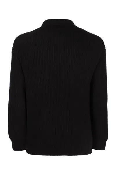 Shop Emporio Armani Ribbed Sweater