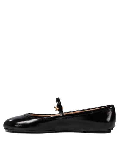 Gianvito Rossi Carla Leather Ballet Flats
