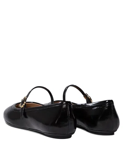 Gianvito Rossi Carla Leather Ballet Flats