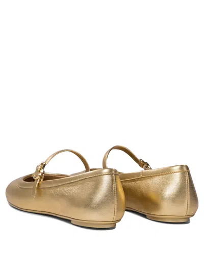 Gianvito Rossi Elegant Ballerina Flats With Ribbon Buckle