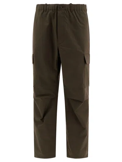 Goldwin Wool Blend Twill Trousers Green